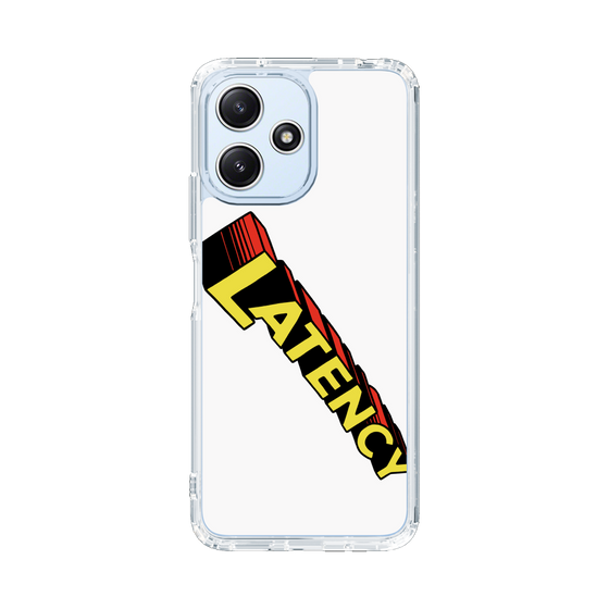 スリムプロテクションケース［ LATENCY - Rock logo - White ］