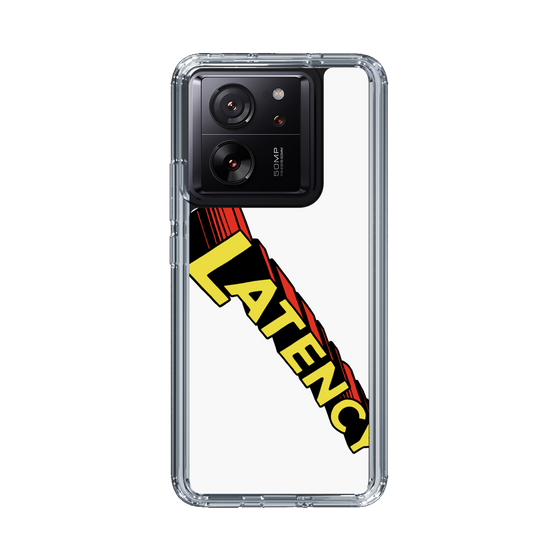 スリムプロテクションケース［ LATENCY - Rock logo - White ］