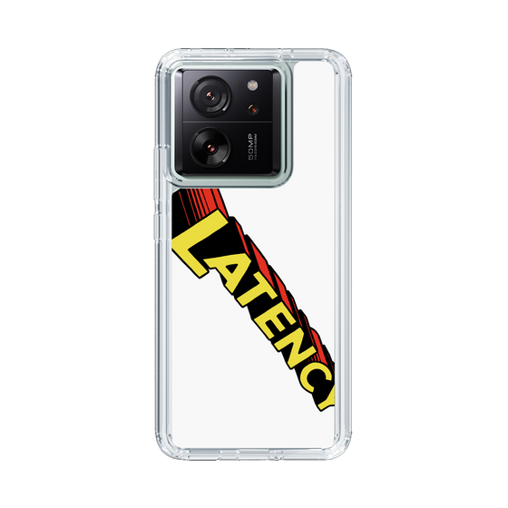 スリムプロテクションケース［ LATENCY - Rock logo - White ］