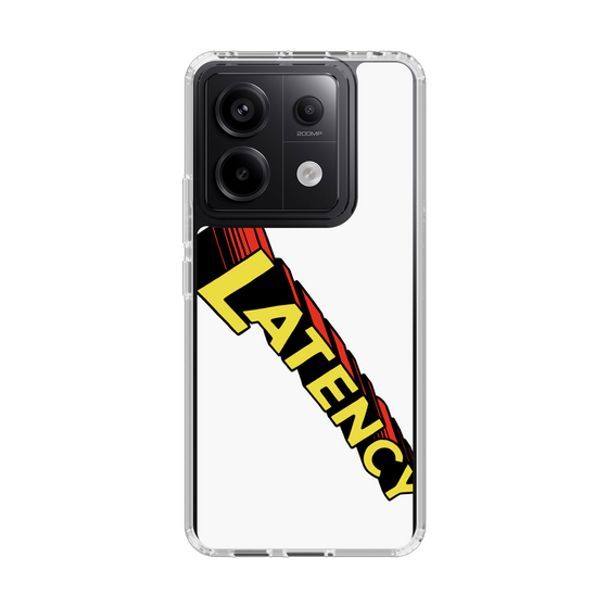スリムプロテクションケース［ LATENCY - Rock logo - White ］