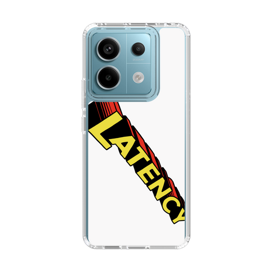 スリムプロテクションケース［ LATENCY - Rock logo - White ］