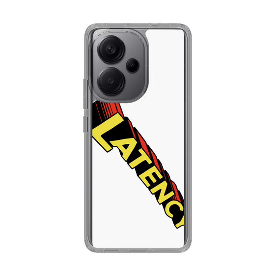 スリムプロテクションケース［ LATENCY - Rock logo - White ］