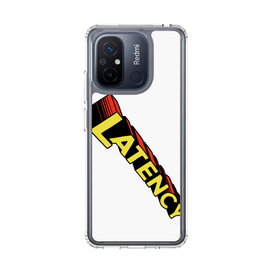 スリムプロテクションケース［ LATENCY - Rock logo - White ］