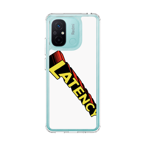 スリムプロテクションケース［ LATENCY - Rock logo - White ］