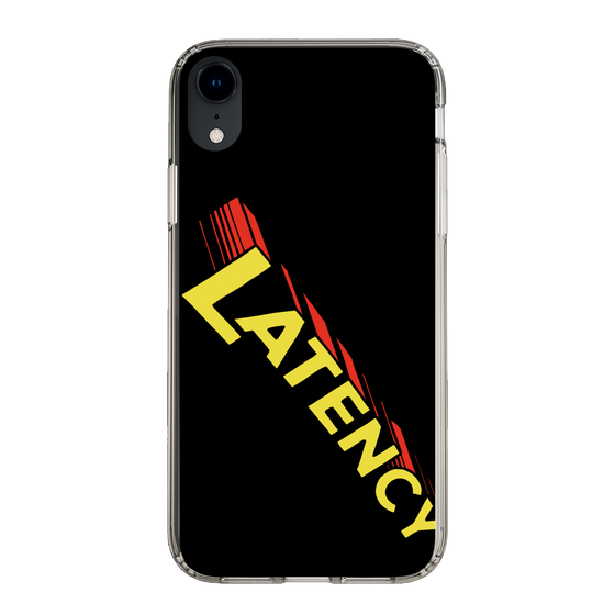 スリムプロテクションケース［ LATENCY - Rock logo - Black ］