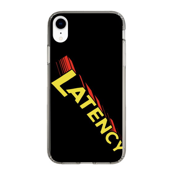 スリムプロテクションケース［ LATENCY - Rock logo - Black ］