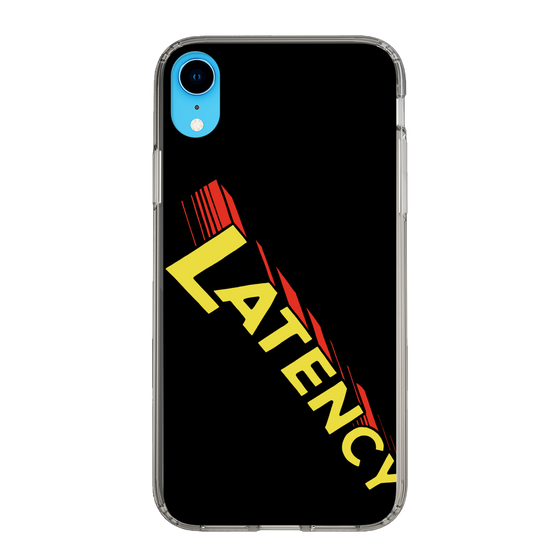 スリムプロテクションケース［ LATENCY - Rock logo - Black ］