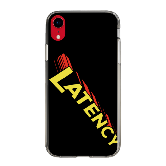 スリムプロテクションケース［ LATENCY - Rock logo - Black ］