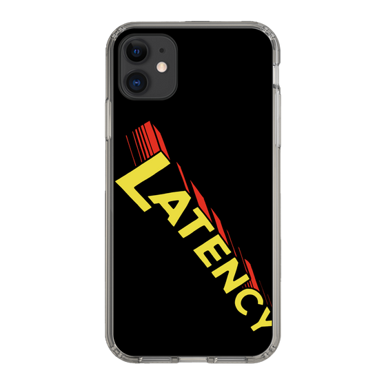 スリムプロテクションケース［ LATENCY - Rock logo - Black ］