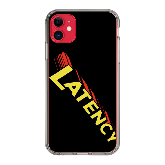 スリムプロテクションケース［ LATENCY - Rock logo - Black ］