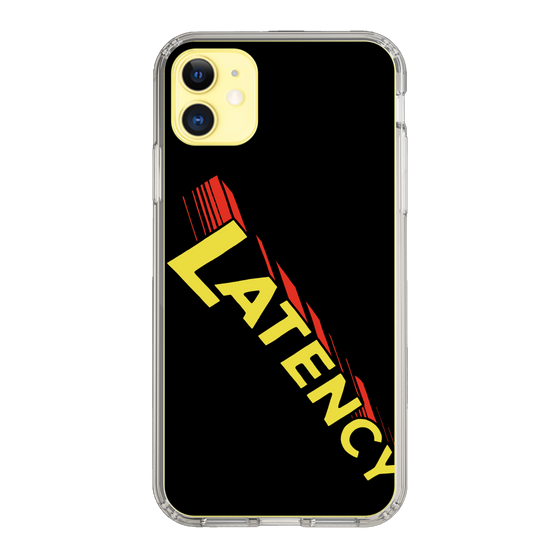 スリムプロテクションケース［ LATENCY - Rock logo - Black ］