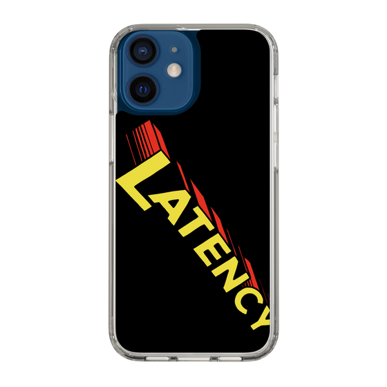 スリムプロテクションケース［ LATENCY - Rock logo - Black ］