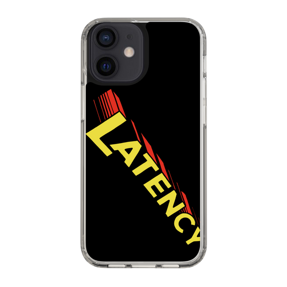 スリムプロテクションケース［ LATENCY - Rock logo - Black ］