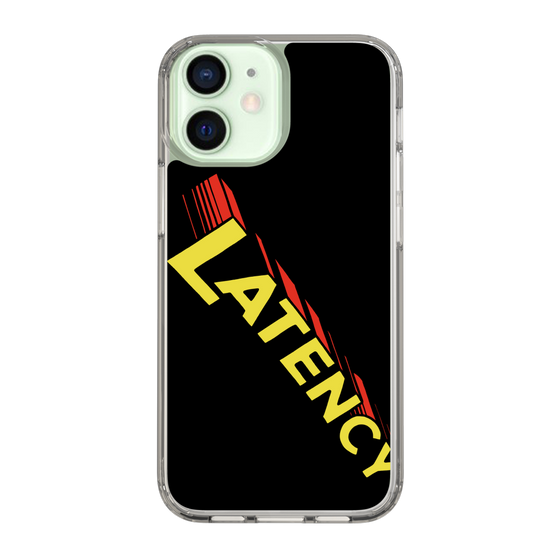スリムプロテクションケース［ LATENCY - Rock logo - Black ］