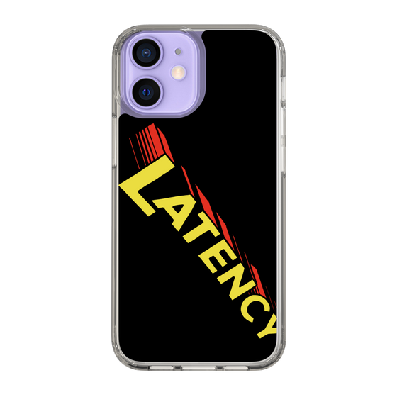 スリムプロテクションケース［ LATENCY - Rock logo - Black ］