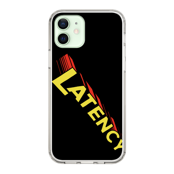 スリムプロテクションケース［ LATENCY - Rock logo - Black ］