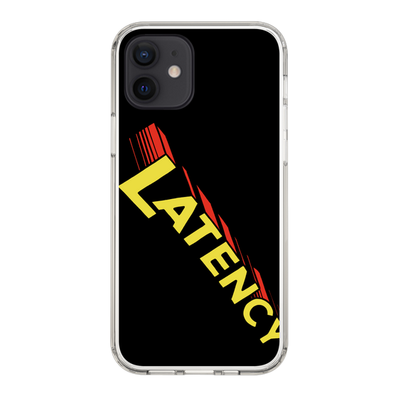 スリムプロテクションケース［ LATENCY - Rock logo - Black ］