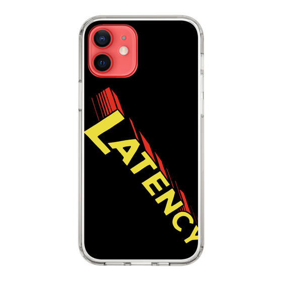スリムプロテクションケース［ LATENCY - Rock logo - Black ］