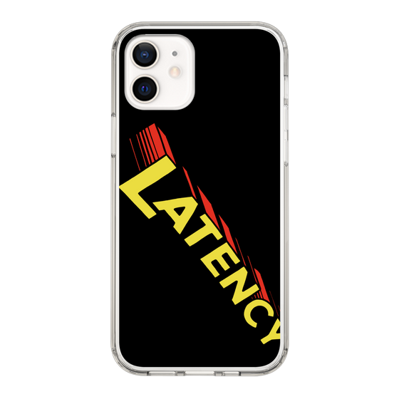 スリムプロテクションケース［ LATENCY - Rock logo - Black ］