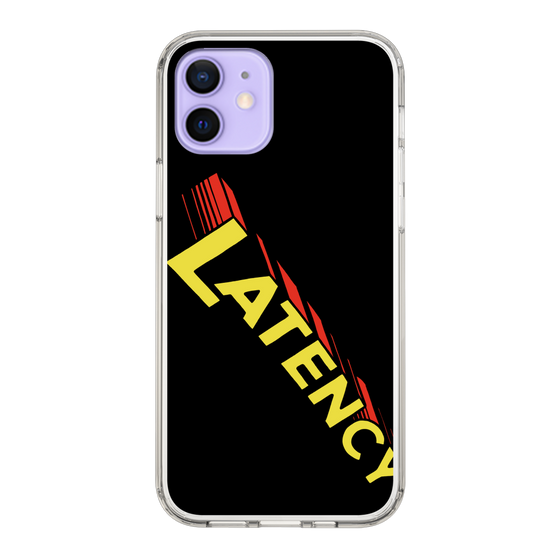 スリムプロテクションケース［ LATENCY - Rock logo - Black ］