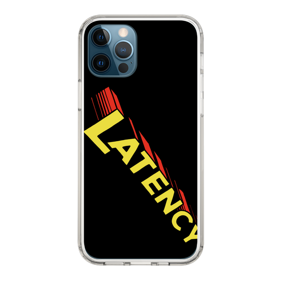 スリムプロテクションケース［ LATENCY - Rock logo - Black ］