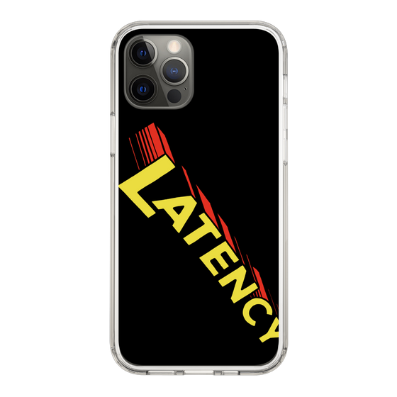 スリムプロテクションケース［ LATENCY - Rock logo - Black ］