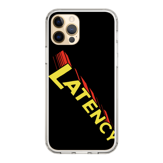 スリムプロテクションケース［ LATENCY - Rock logo - Black ］