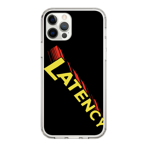 スリムプロテクションケース［ LATENCY - Rock logo - Black ］