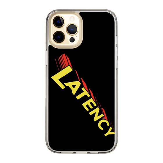 スリムプロテクションケース［ LATENCY - Rock logo - Black ］
