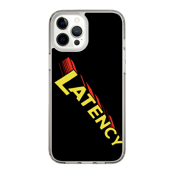 スリムプロテクションケース［ LATENCY - Rock logo - Black ］