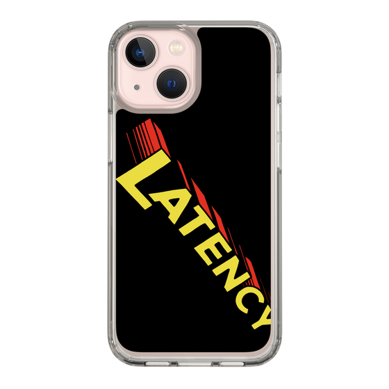 スリムプロテクションケース［ LATENCY - Rock logo - Black ］