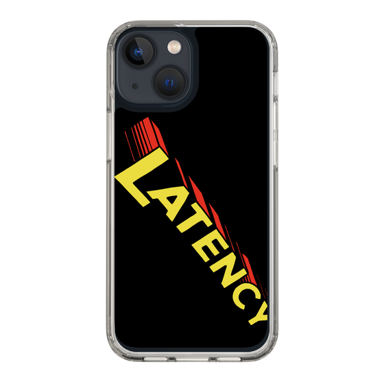 スリムプロテクションケース［ LATENCY - Rock logo - Black ］