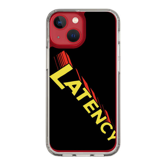 スリムプロテクションケース［ LATENCY - Rock logo - Black ］