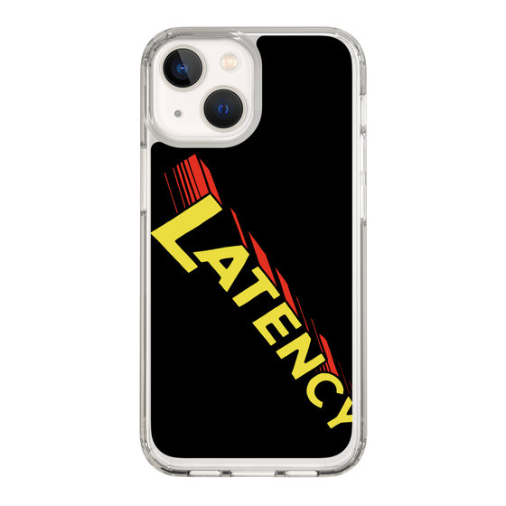 スリムプロテクションケース［ LATENCY - Rock logo - Black ］