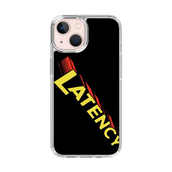 スリムプロテクションケース［ LATENCY - Rock logo - Black ］