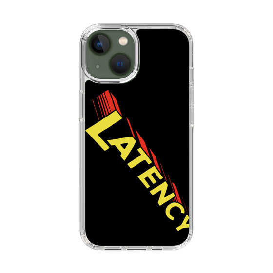 スリムプロテクションケース［ LATENCY - Rock logo - Black ］