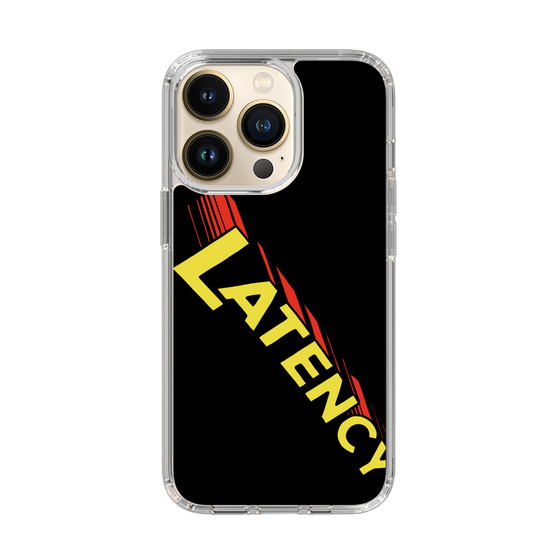 スリムプロテクションケース［ LATENCY - Rock logo - Black ］