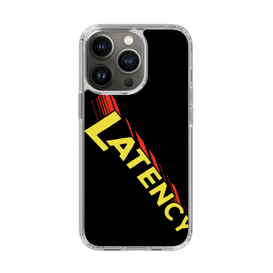 スリムプロテクションケース［ LATENCY - Rock logo - Black ］