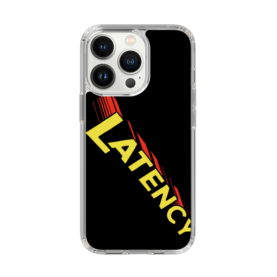 スリムプロテクションケース［ LATENCY - Rock logo - Black ］