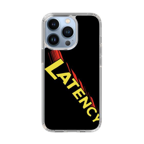スリムプロテクションケース［ LATENCY - Rock logo - Black ］