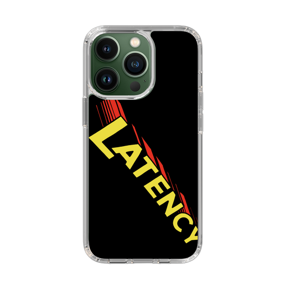 スリムプロテクションケース［ LATENCY - Rock logo - Black ］