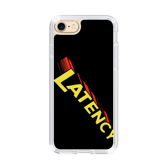 スリムプロテクションケース［ LATENCY - Rock logo - Black ］