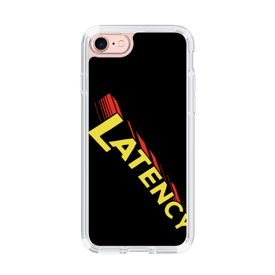 スリムプロテクションケース［ LATENCY - Rock logo - Black ］