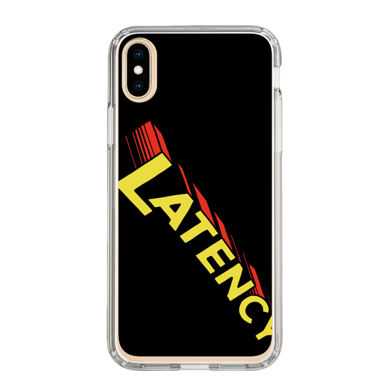 スリムプロテクションケース［ LATENCY - Rock logo - Black ］