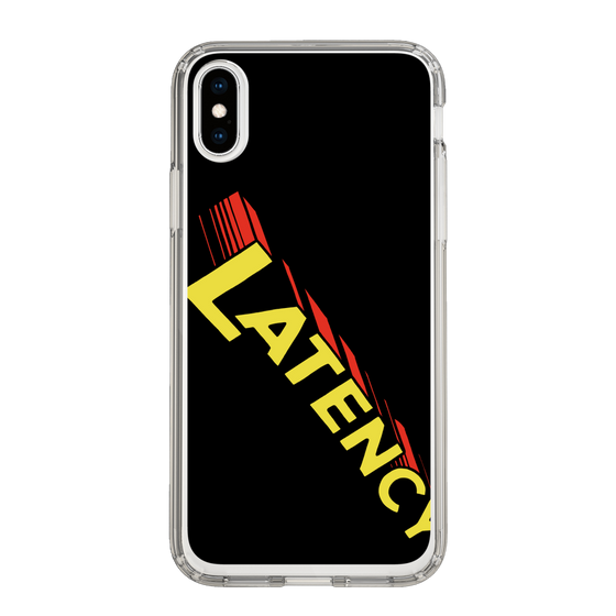 スリムプロテクションケース［ LATENCY - Rock logo - Black ］