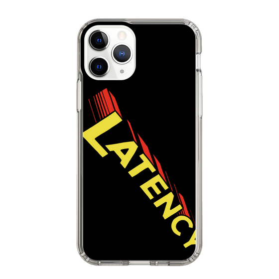 スリムプロテクションケース［ LATENCY - Rock logo - Black ］