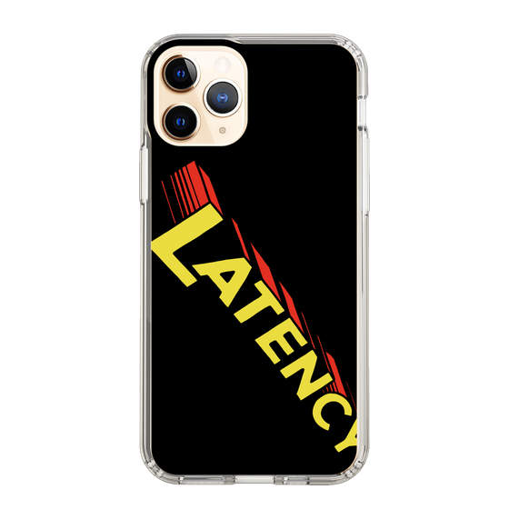 スリムプロテクションケース［ LATENCY - Rock logo - Black ］
