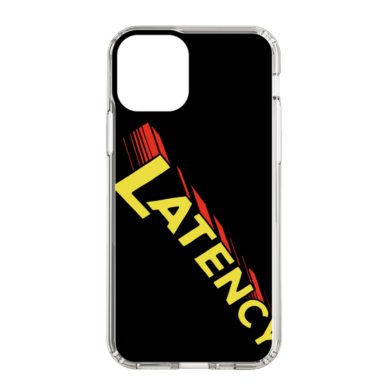 スリムプロテクションケース［ LATENCY - Rock logo - Black ］