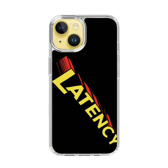 スリムプロテクションケース［ LATENCY - Rock logo - Black ］