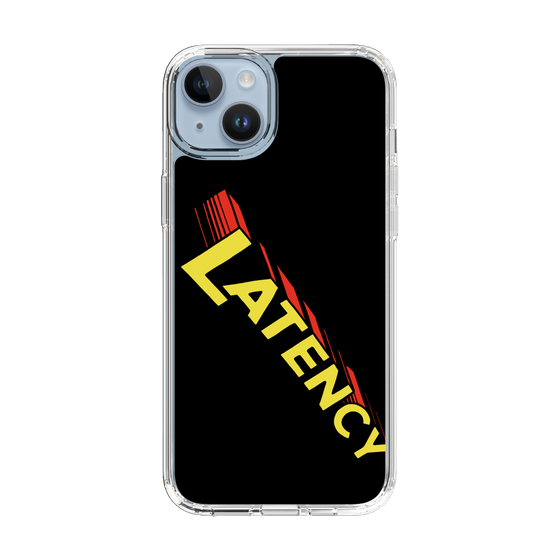 スリムプロテクションケース［ LATENCY - Rock logo - Black ］